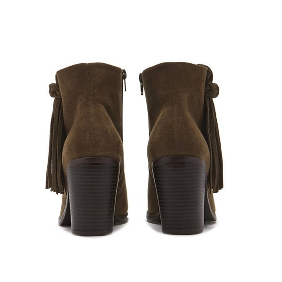 Forever21 Faux Fringed Suede Booties - Picture 3 of 7